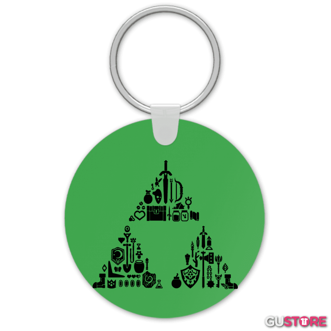 Llavero The Legend Of Zelda - Items Triforce