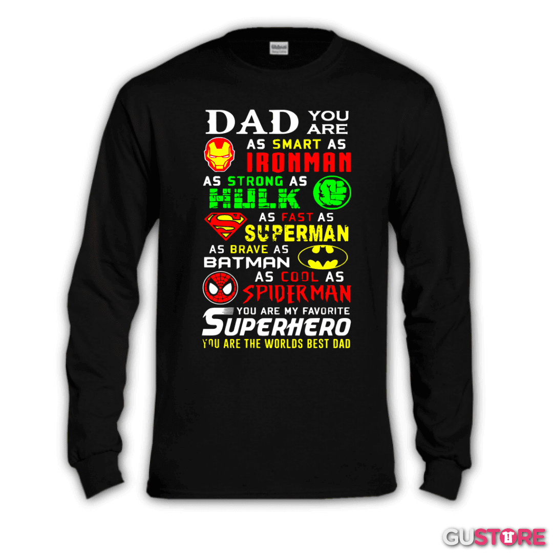 Polera manga larga Super dad