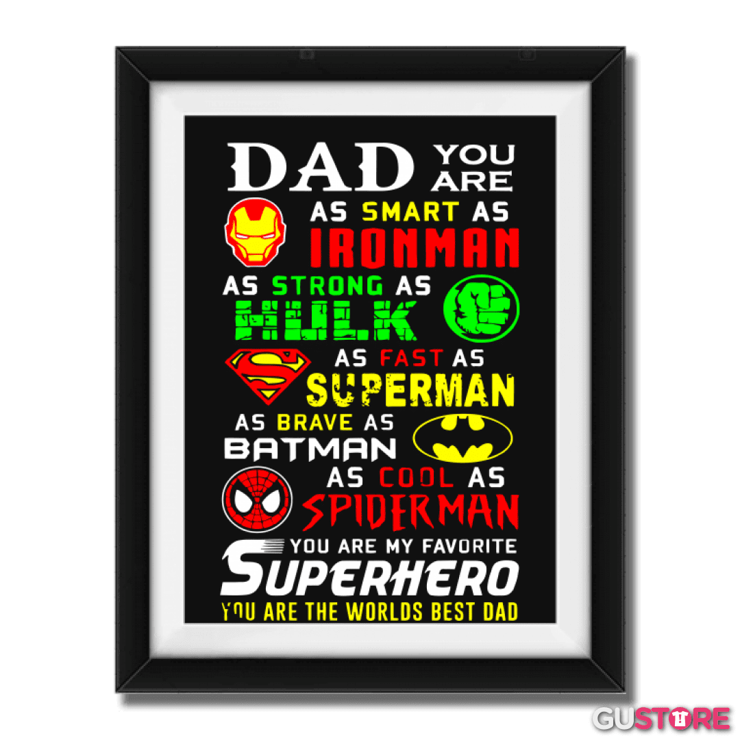 Cuadro decorativo Super dad