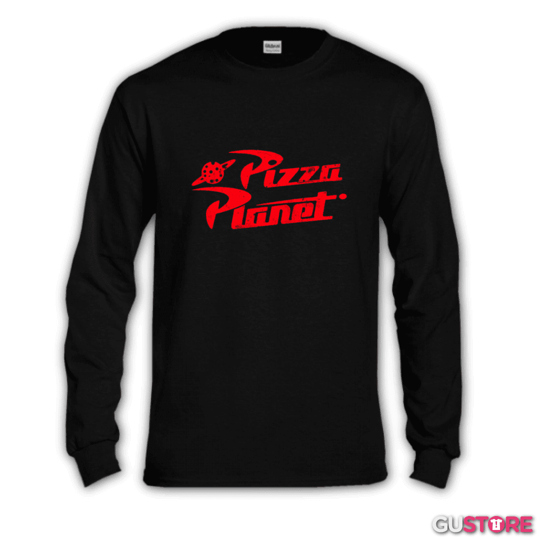 Polera manga larga pizza planet