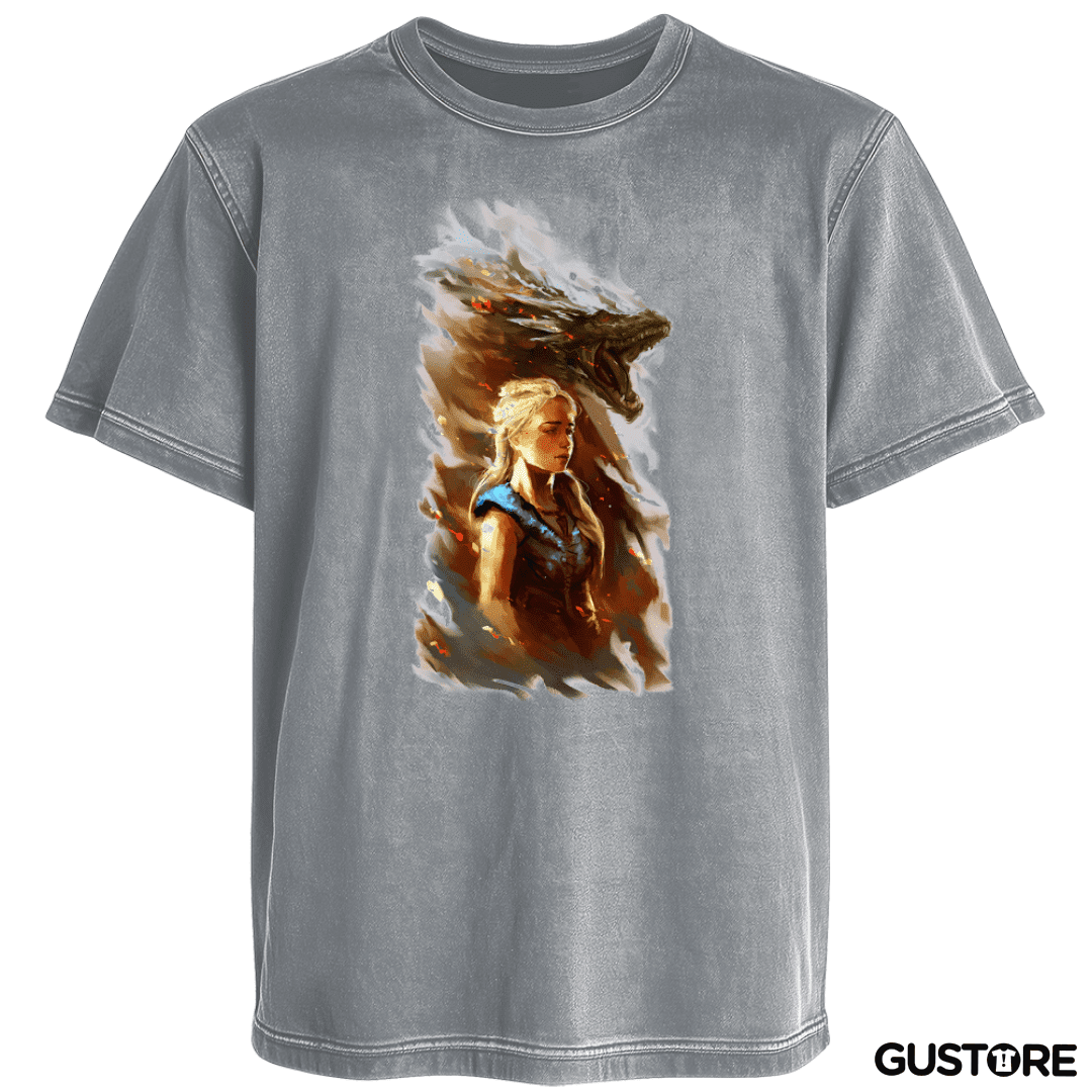 Polera desgastada La reina de dragones