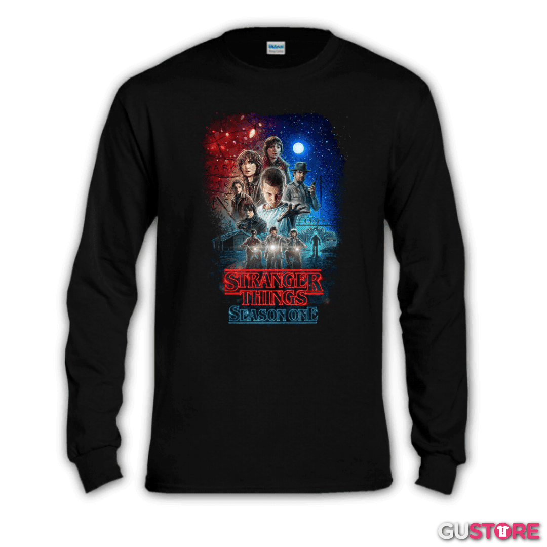 Polera manga larga Stranger things season one