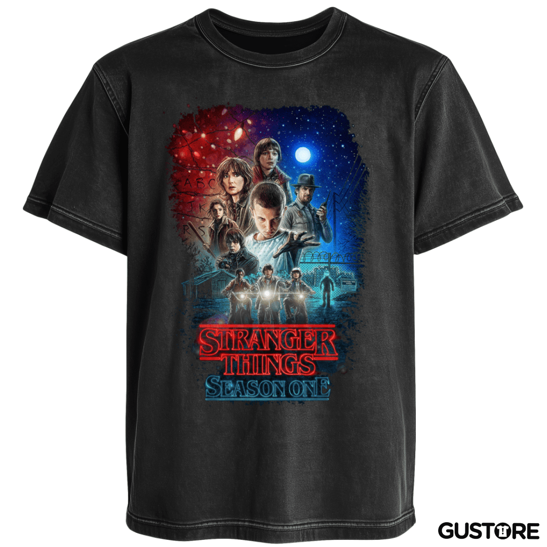 Polera desgastada Stranger things season one