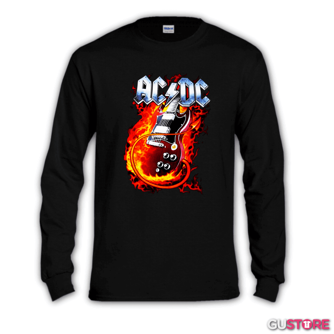 Polera manga larga ACDC