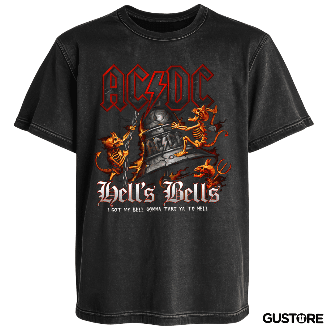 Polera desgastada Acdc 2