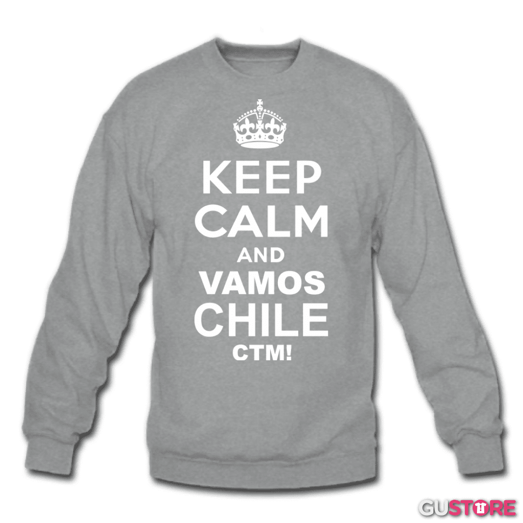 Poleron polo Keep calm and vamos chile ctm