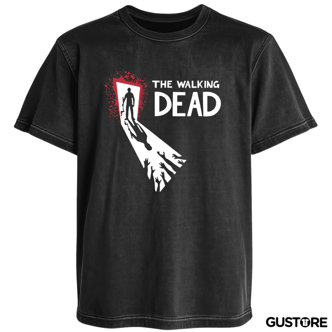 Polera desgastada TWD Puerta