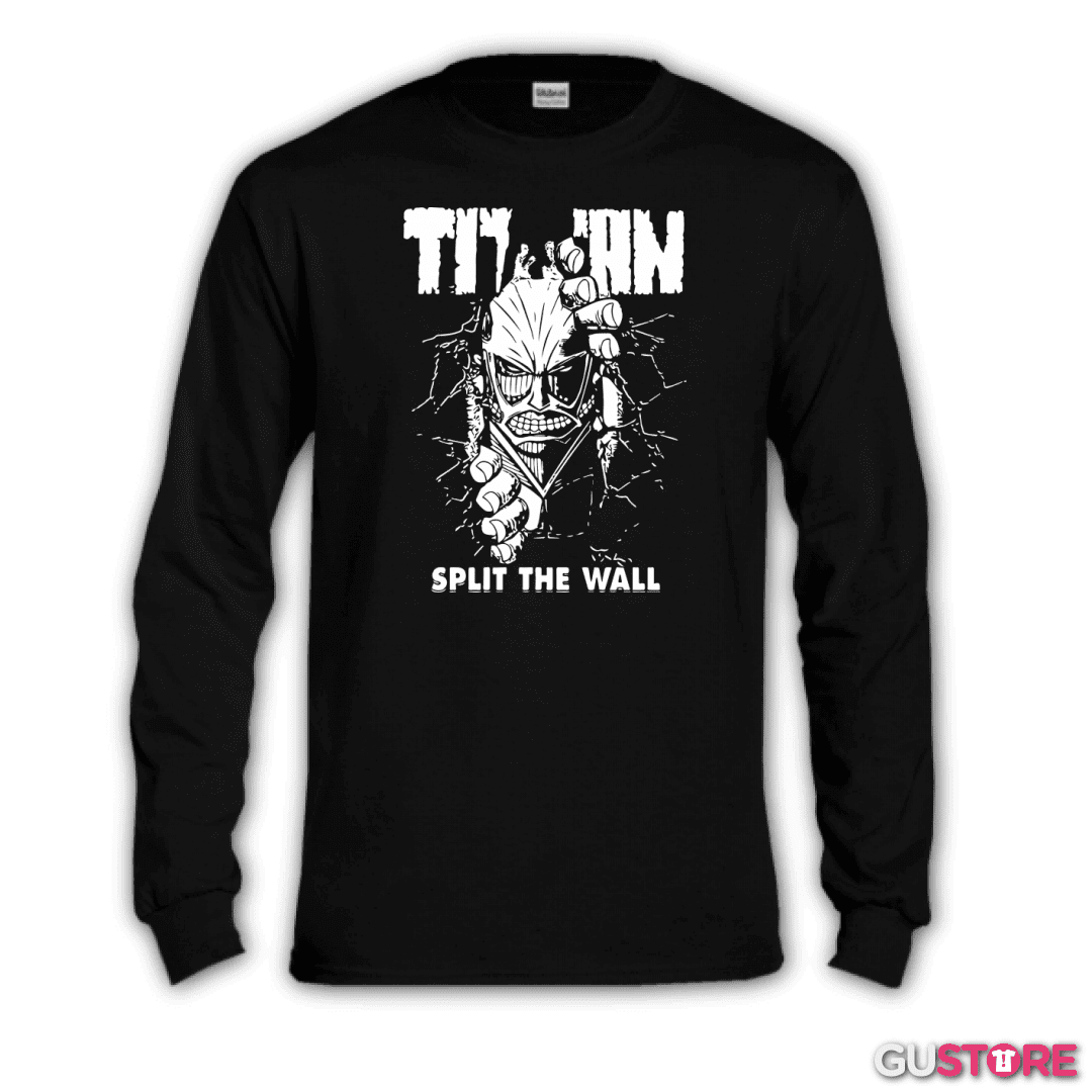 Polera manga larga Titan - Split The Wall