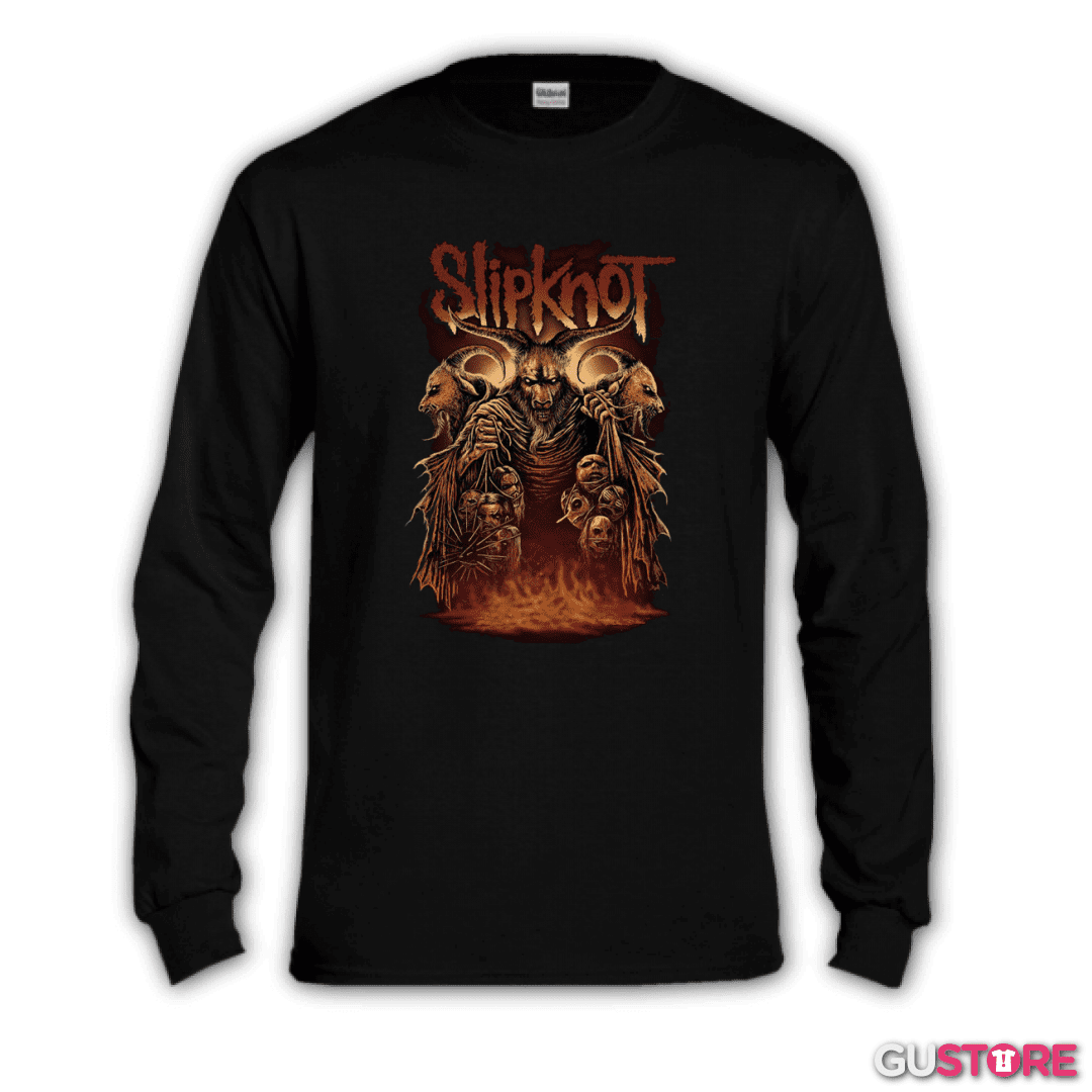 Polera manga larga Slipknot full color