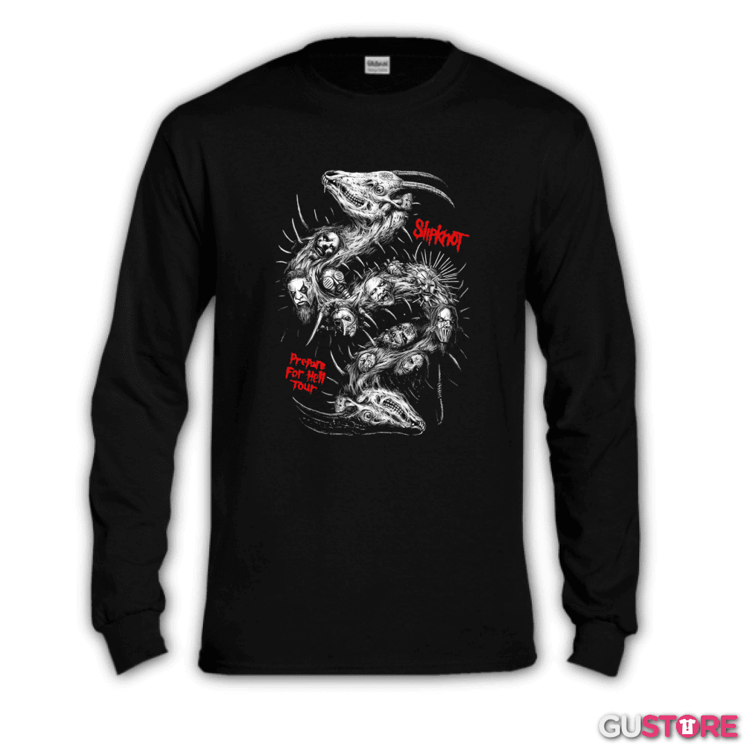 Polera manga larga Slipknot full color 2