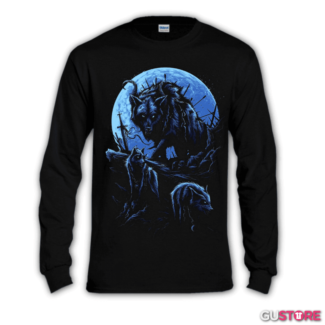 Polera manga larga Wolf 3