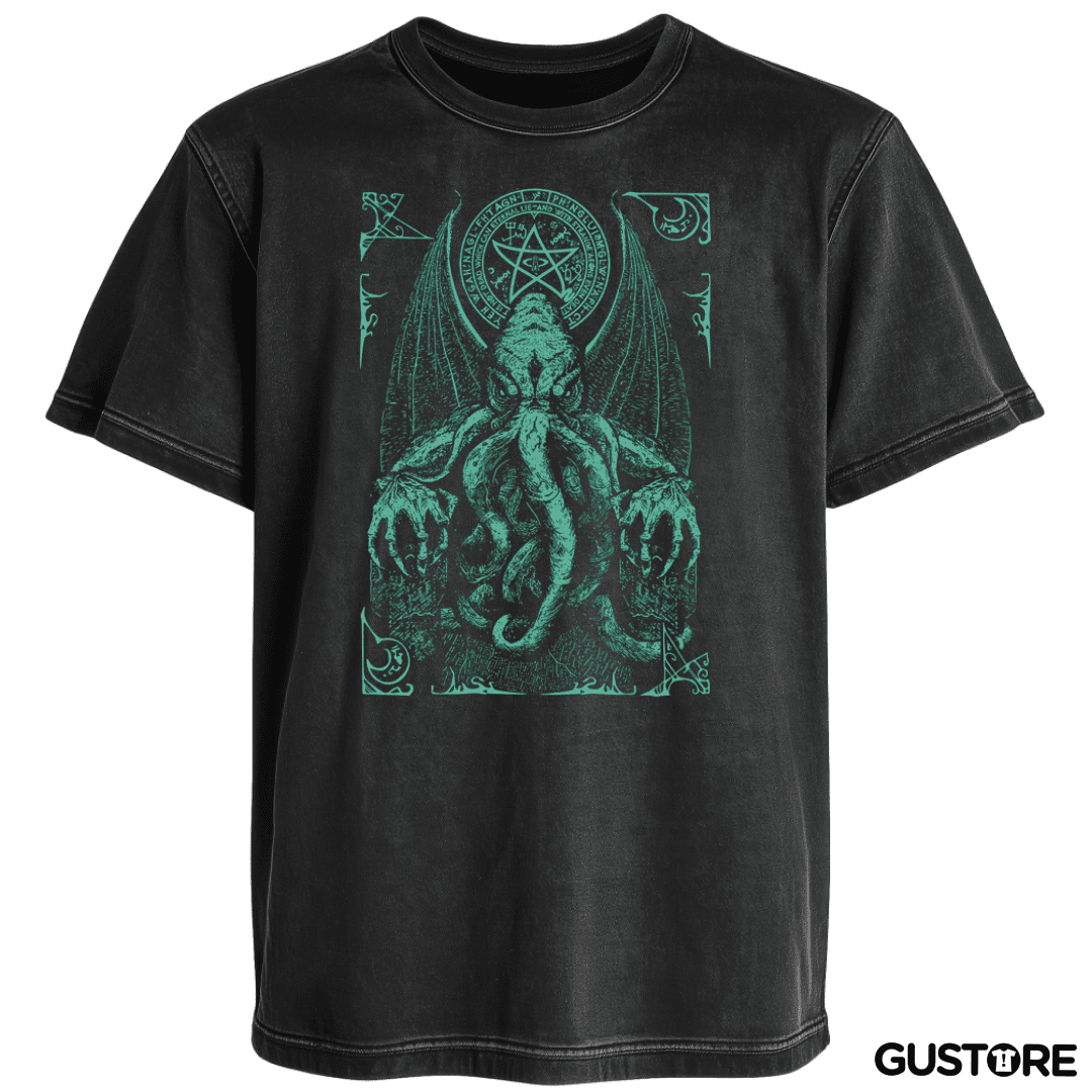 Polera desgastada Cthulhu 2