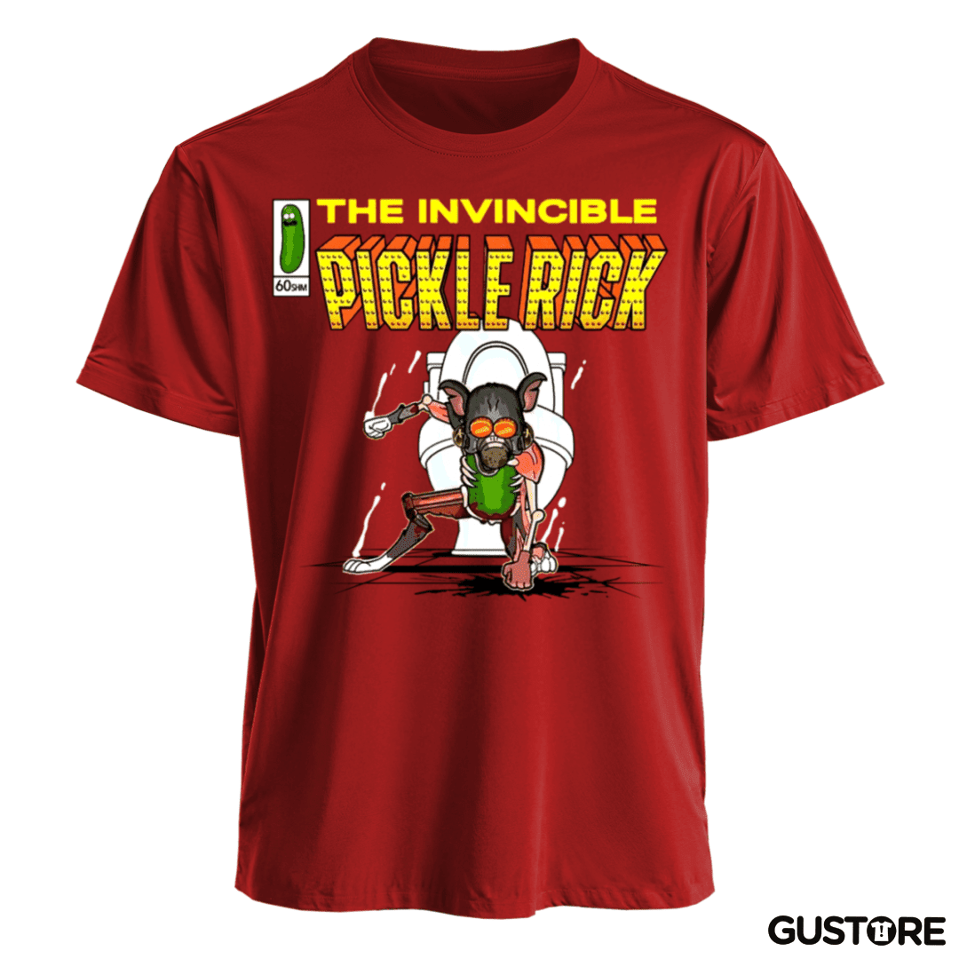 Polera The invincible Pickle Rick