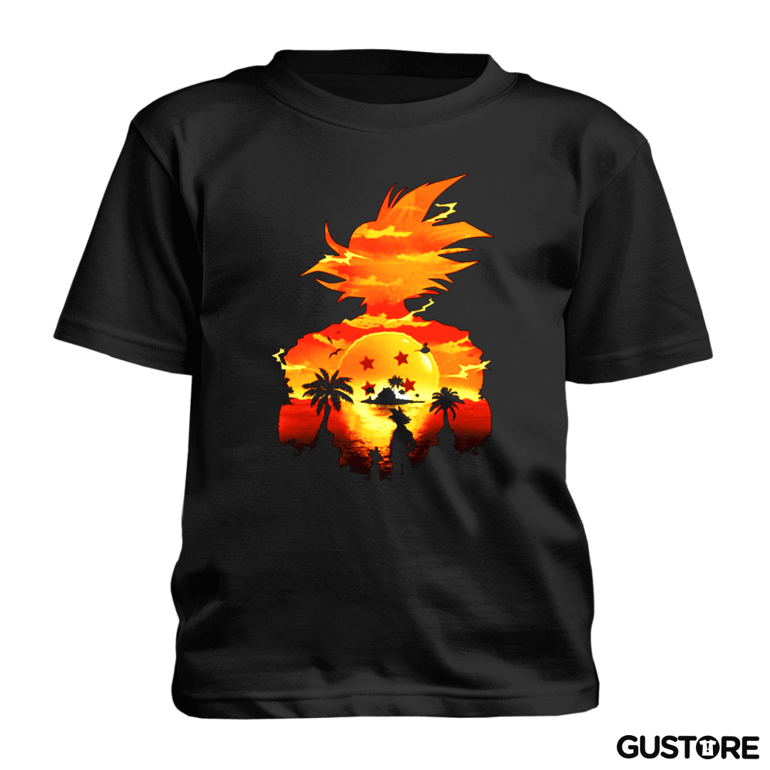 Polera de niño Dbz horizonte