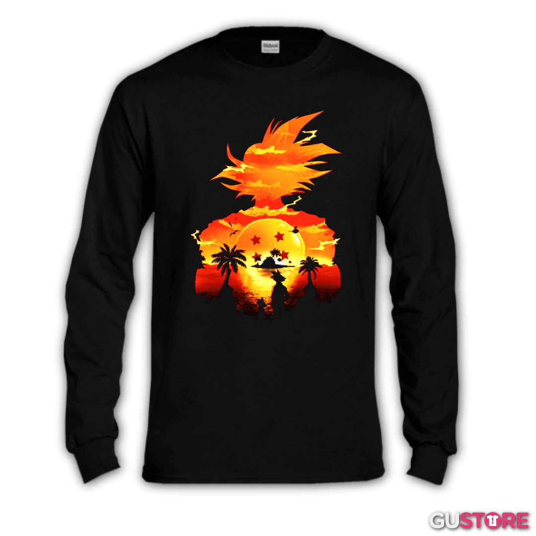 Polera manga larga Dbz horizonte