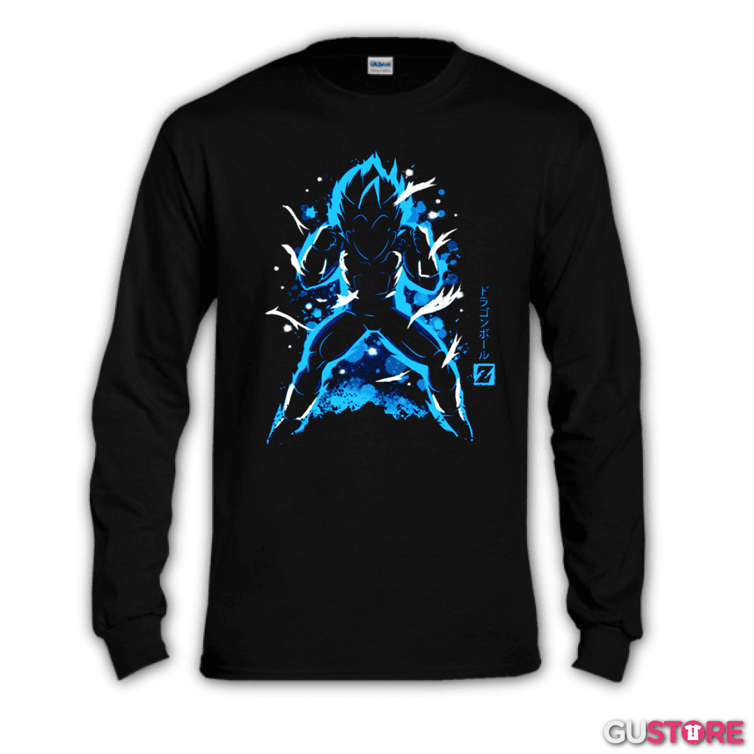 Polera manga larga Vegeta full colors