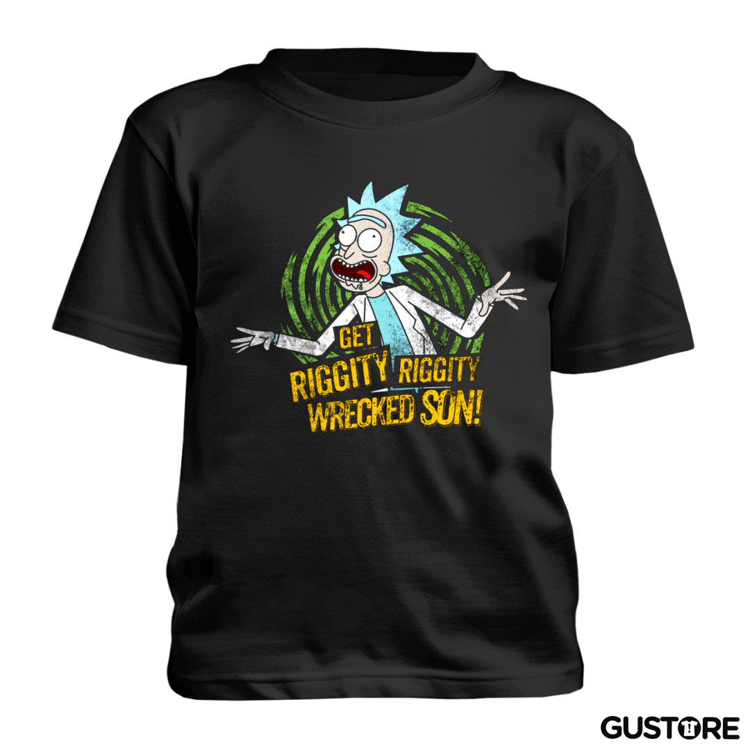 Polera de niño get riggity riggity wrecked son