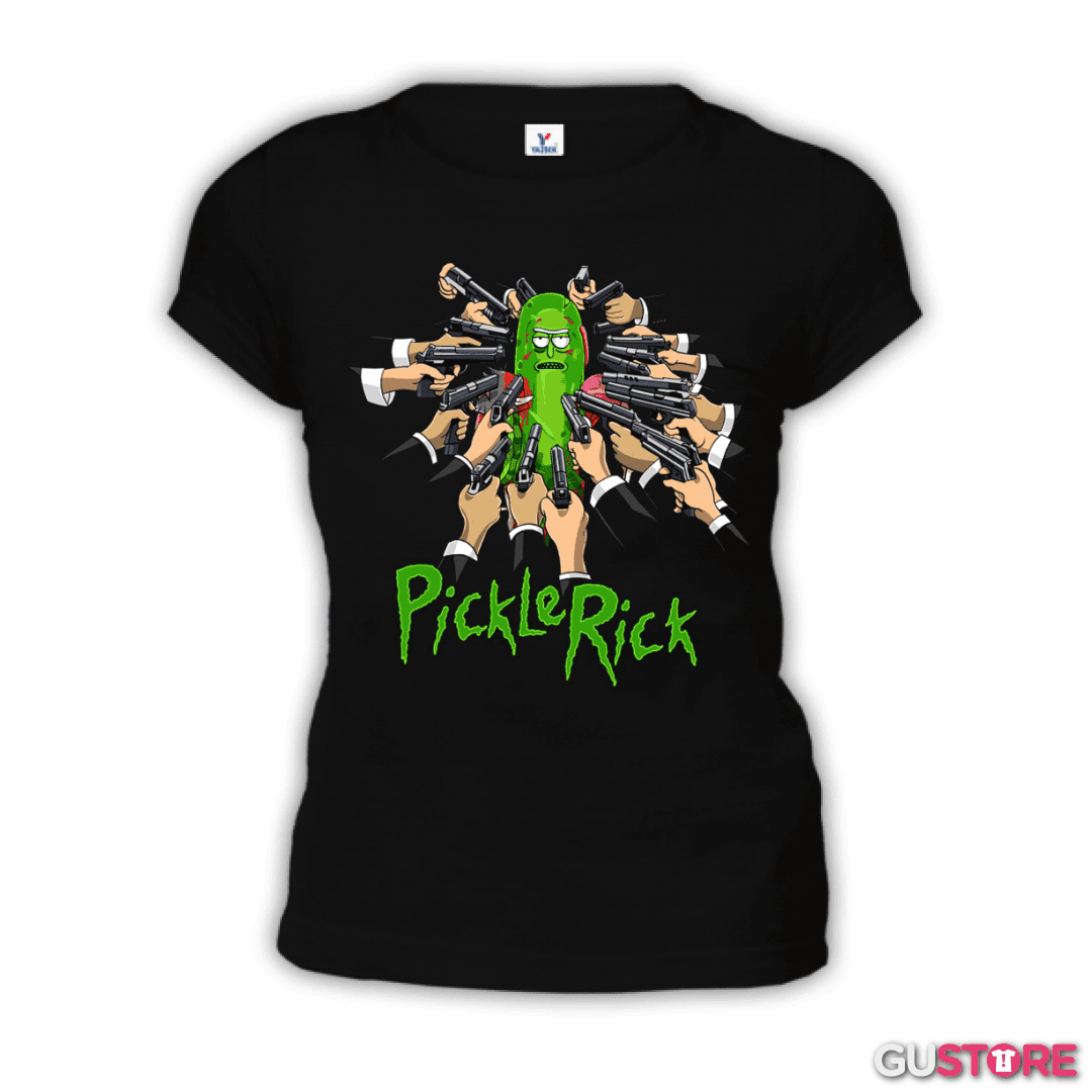 Polera de Mujer Pickle rick armas