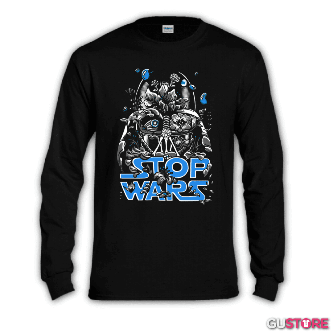 Polera manga larga Stop Wars 2