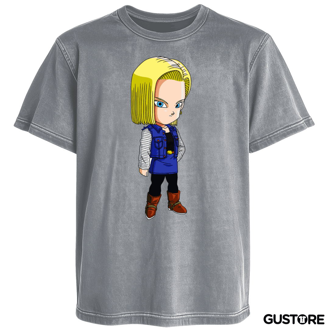 Polera desgastada Androide 18