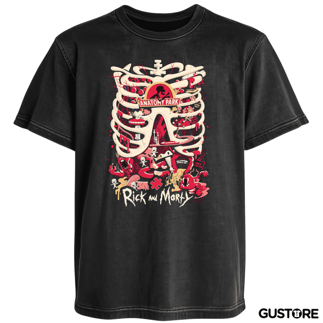 Polera desgastada anatomy park 2