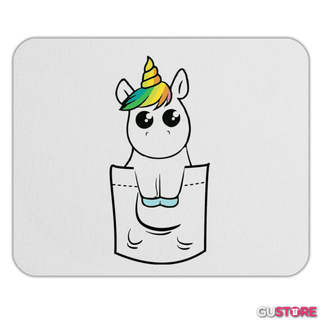 Mousepad Unicornio de bolsillo