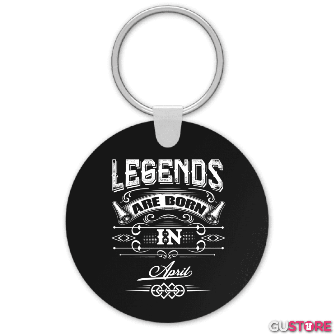 Llavero Legends are born in april