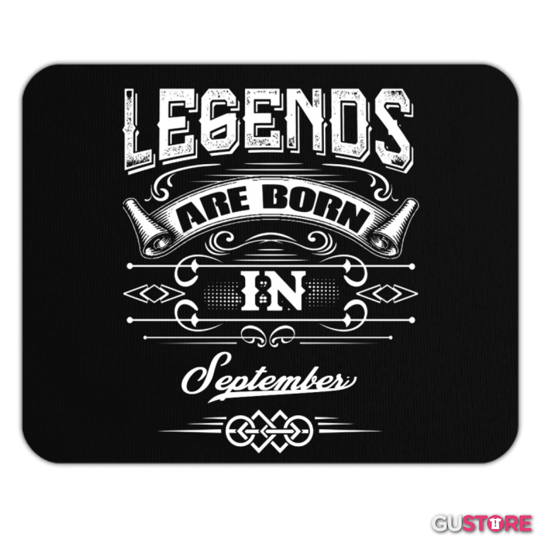 Mousepad Legends are born in september