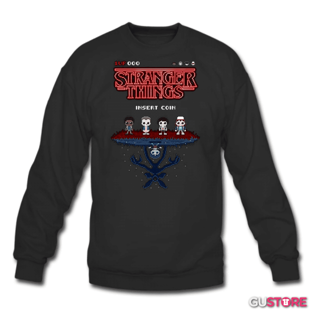 Poleron polo Stranger things 8 bits