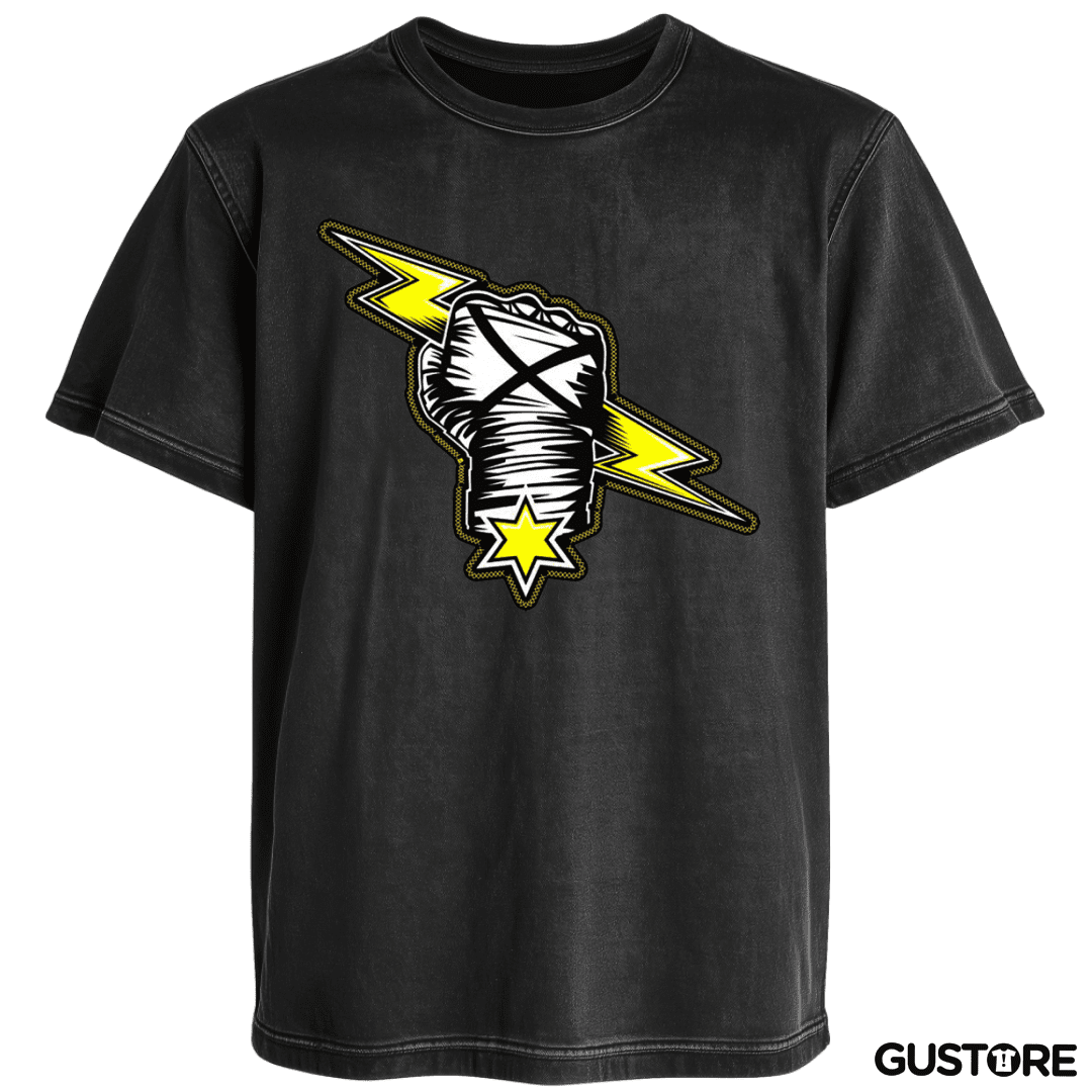 Polera desgastada cm punk