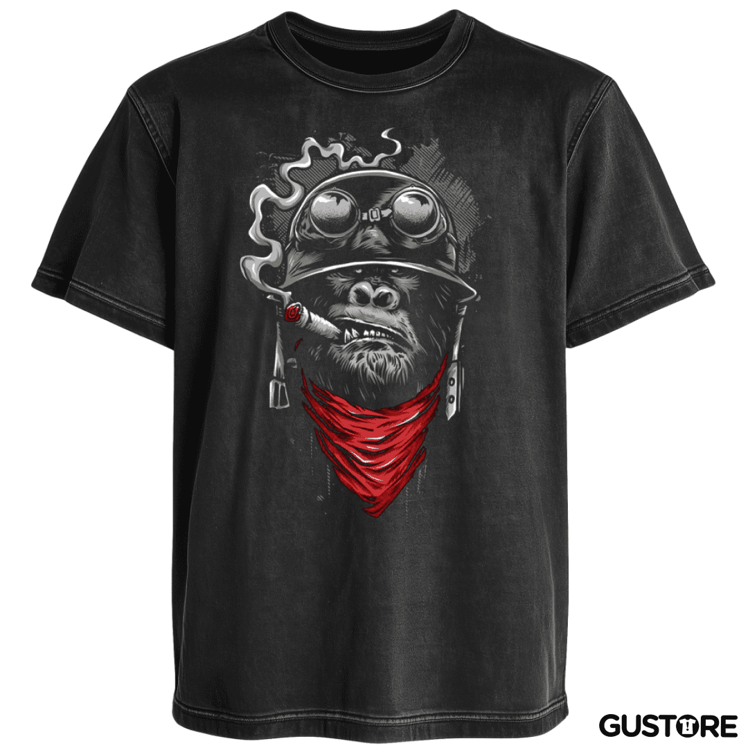 Polera desgastada Le gorila