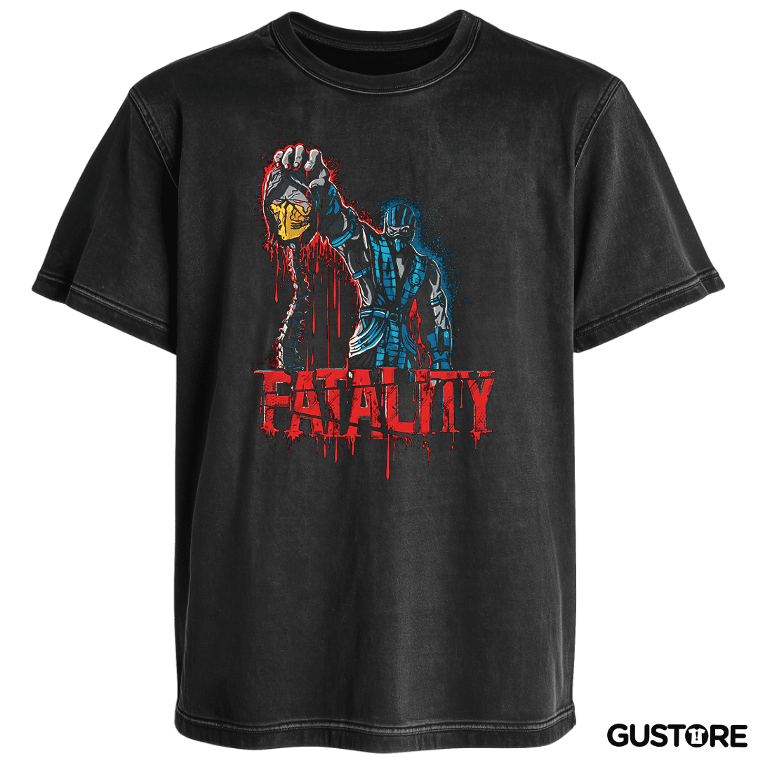 Polera desgastada Fatality