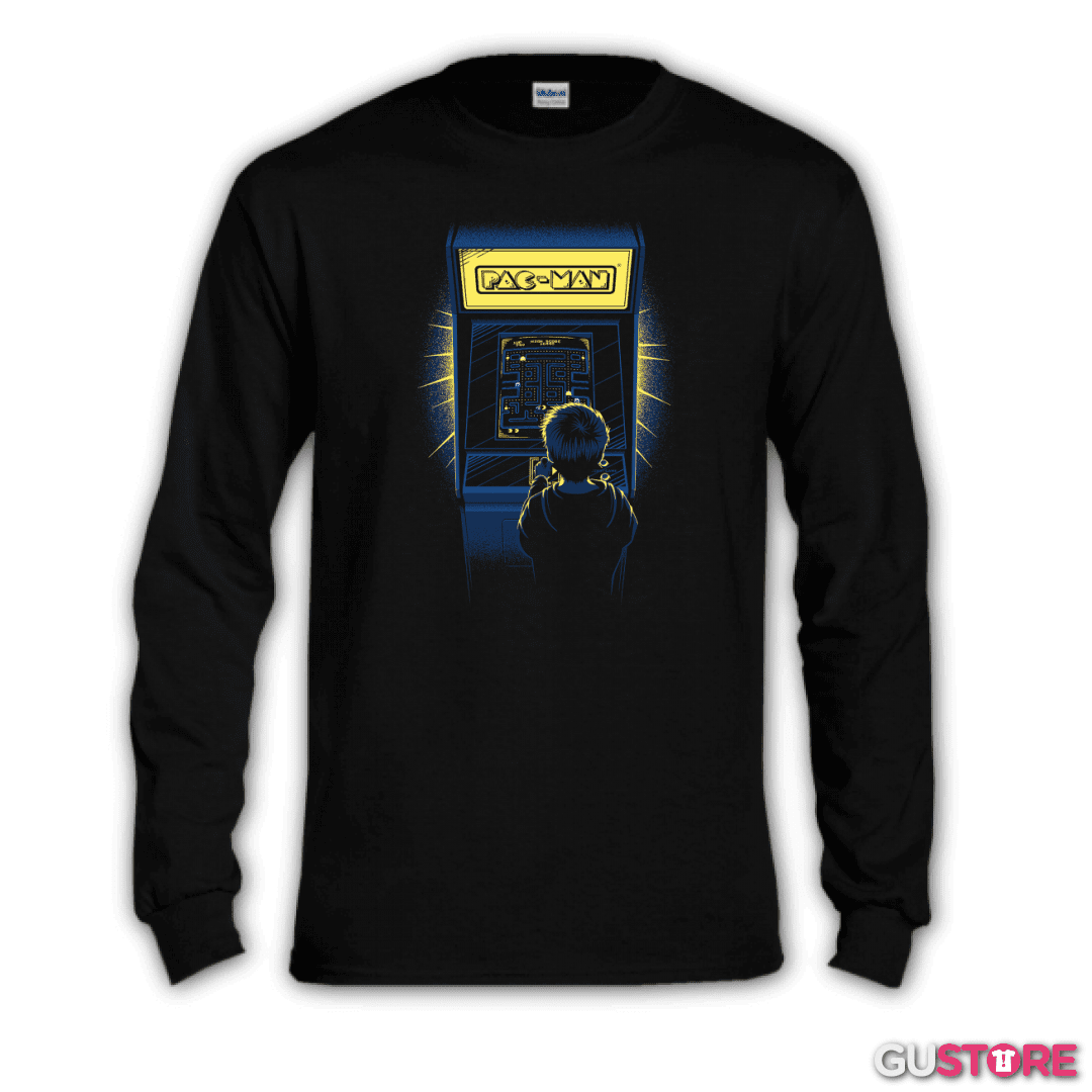 Polera manga larga Arcade pac man