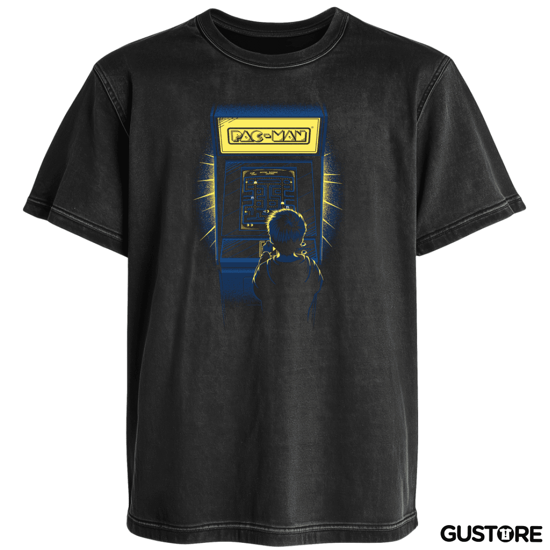 Polera desgastada Arcade pac man