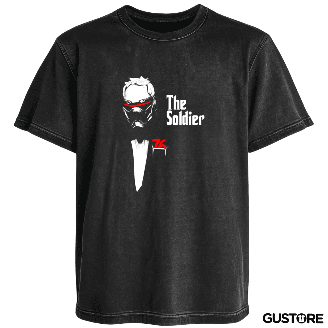 Polera desgastada The soldier