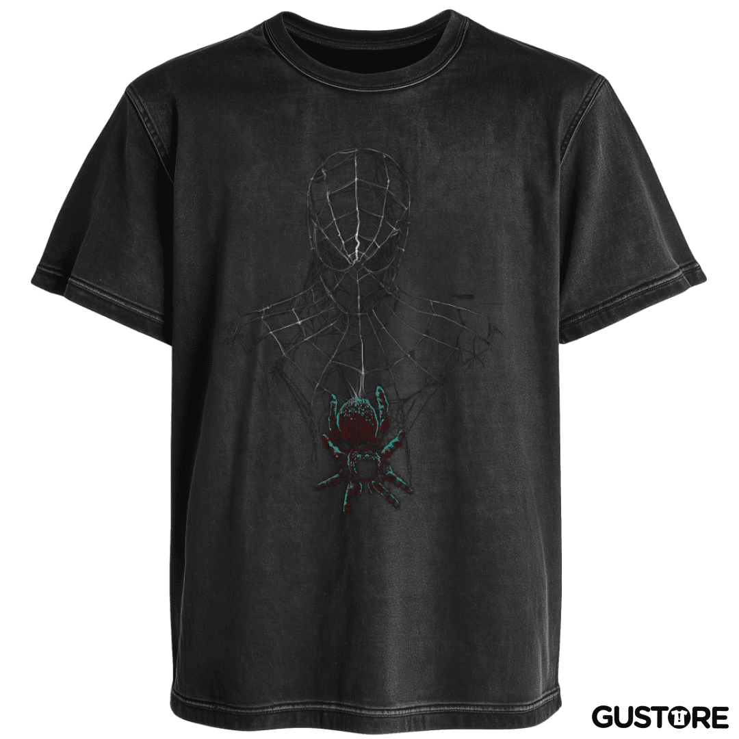 Polera desgastada Araña
