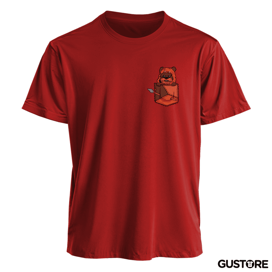 Polera ewok de bolsillo