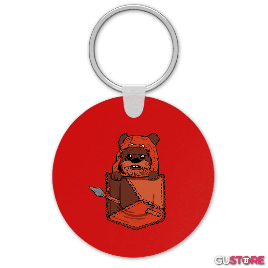 Llavero ewok de bolsillo