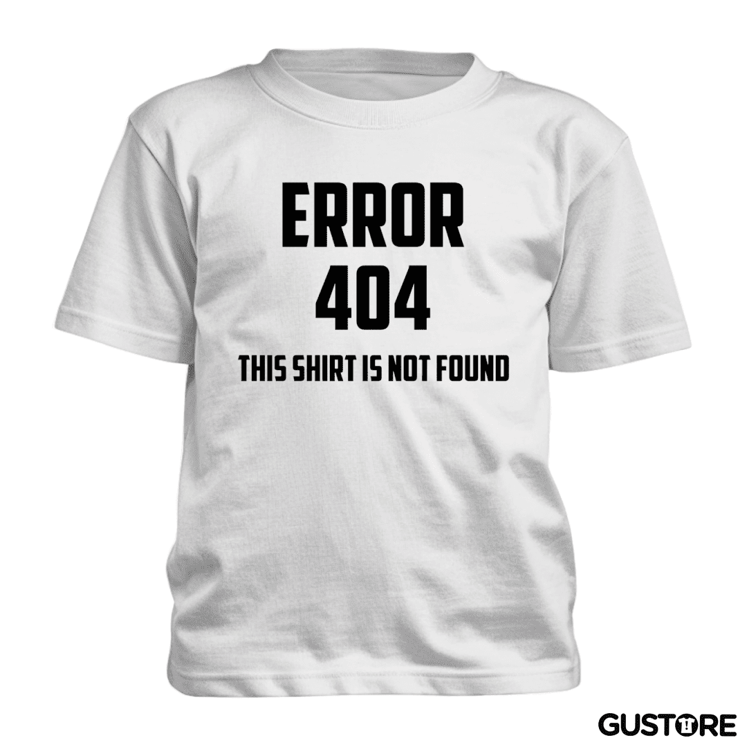 Polera de niño Error 404 