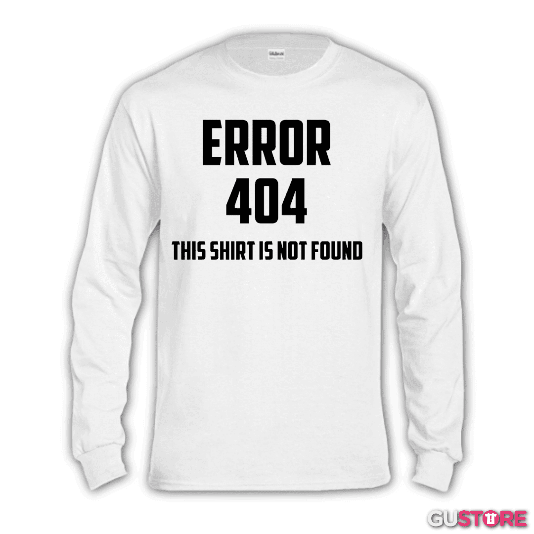 Polera manga larga Error 404 