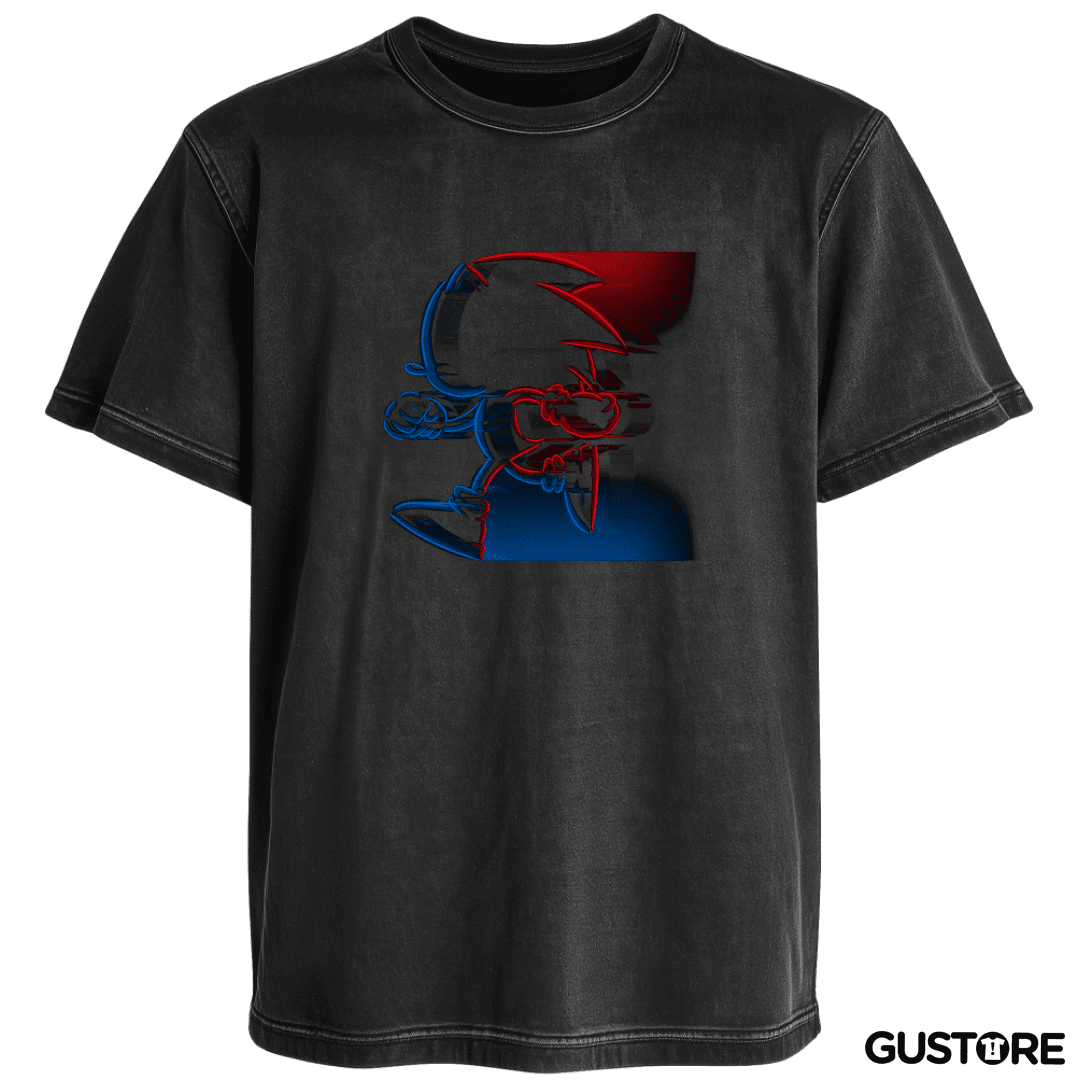 Polera desgastada Sonic 2