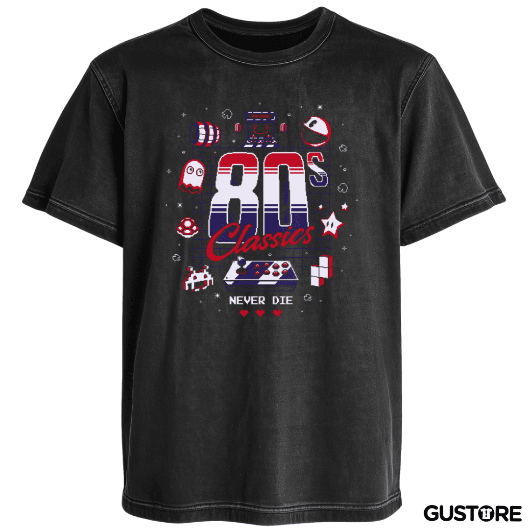 Polera desgastada Classics never die