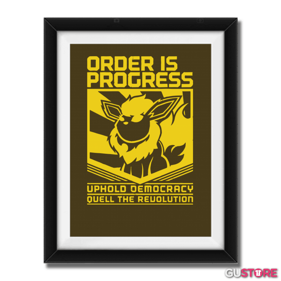 Cuadro decorativo Order is progress - Flareon
