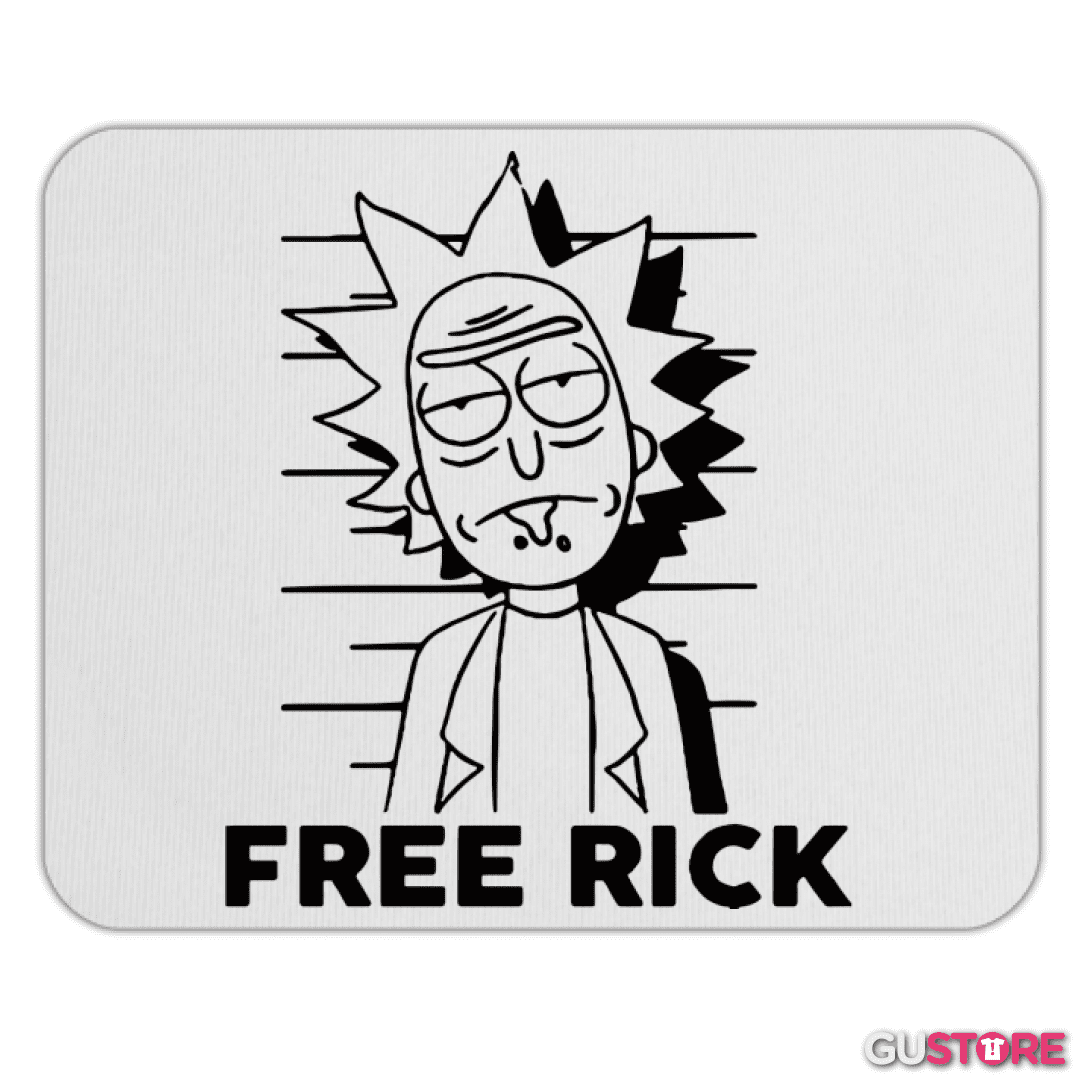 Mousepad Free rick vinilo