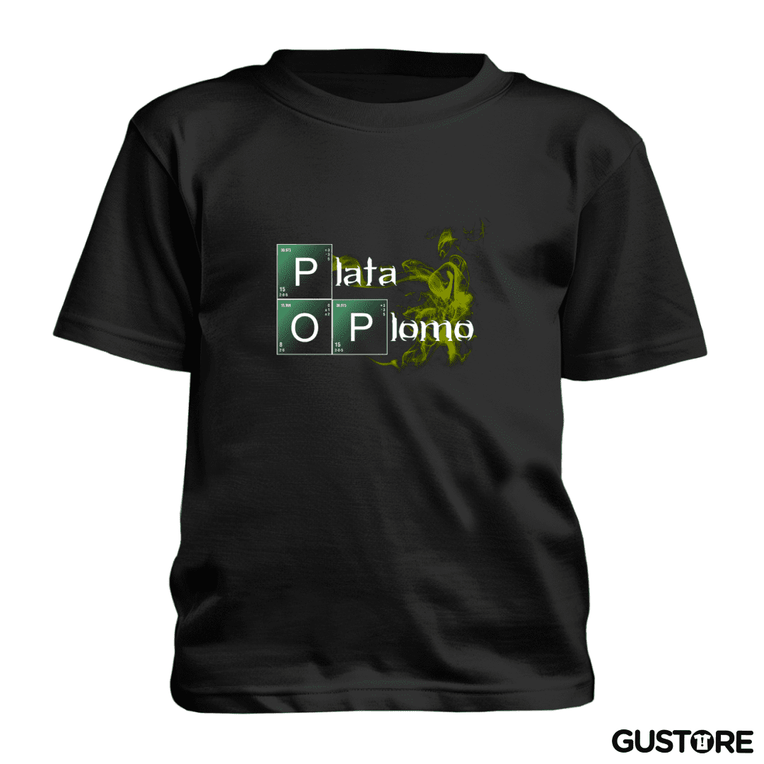 Polera de niño Plata o plomo