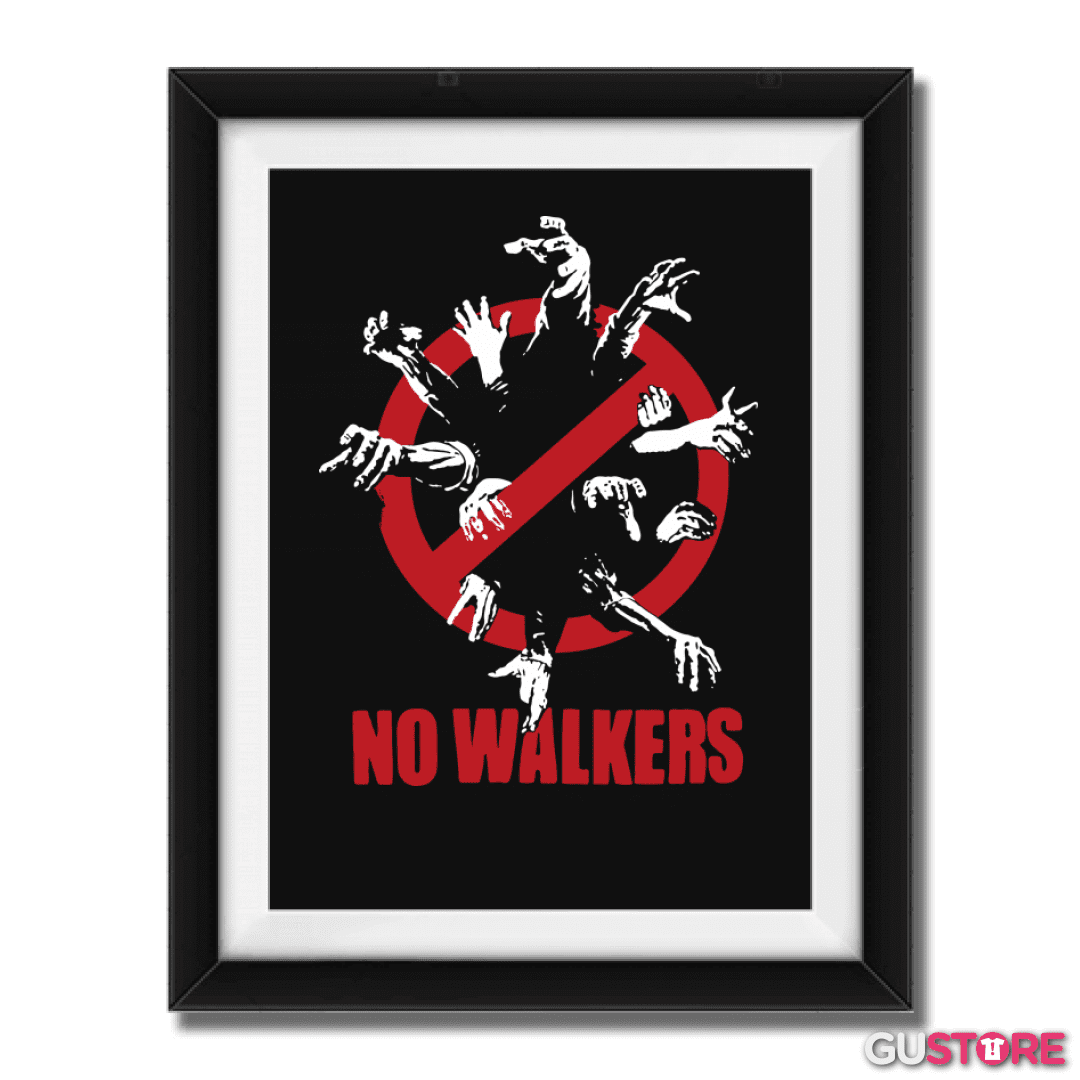Cuadro decorativo No Walkers