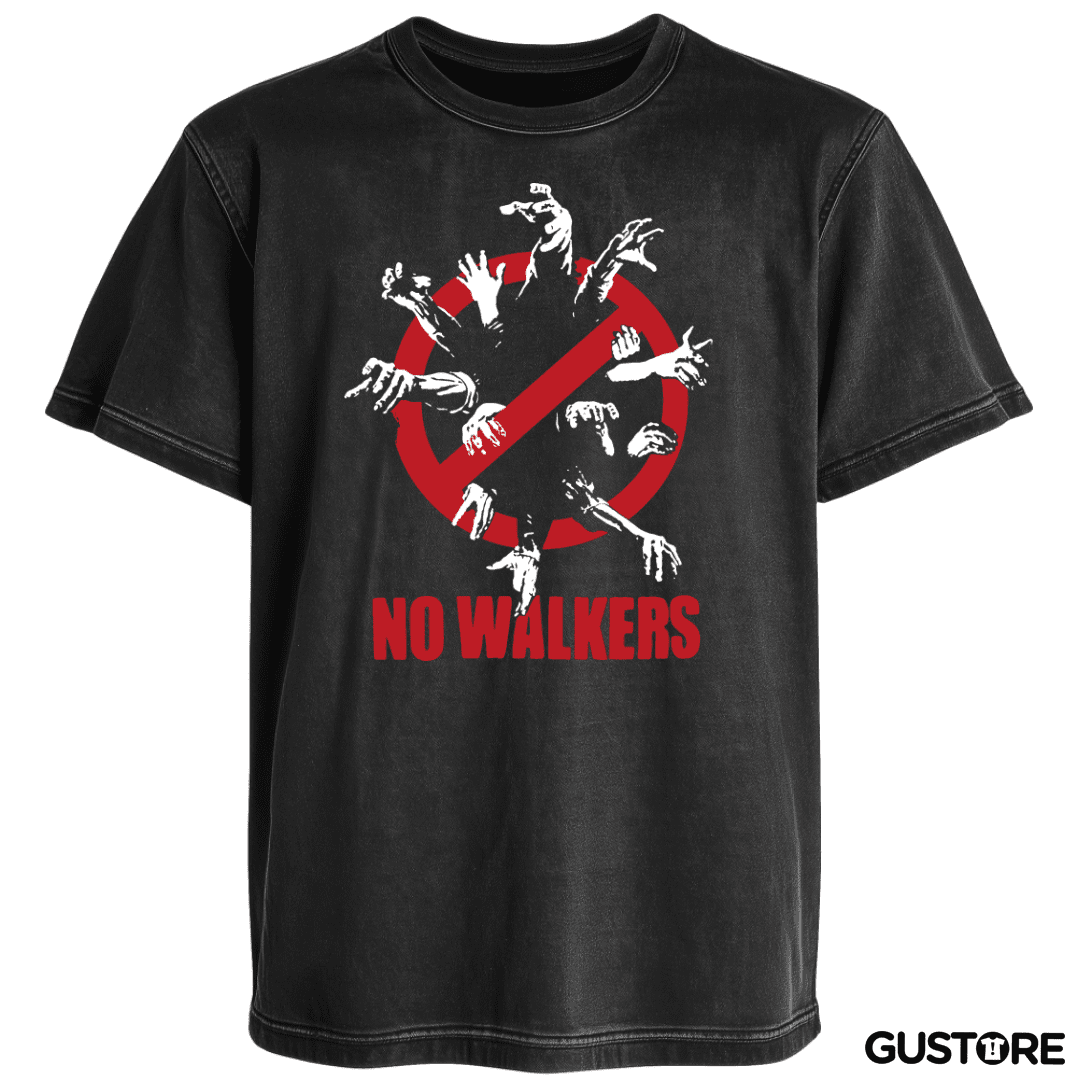 Polera desgastada No Walkers