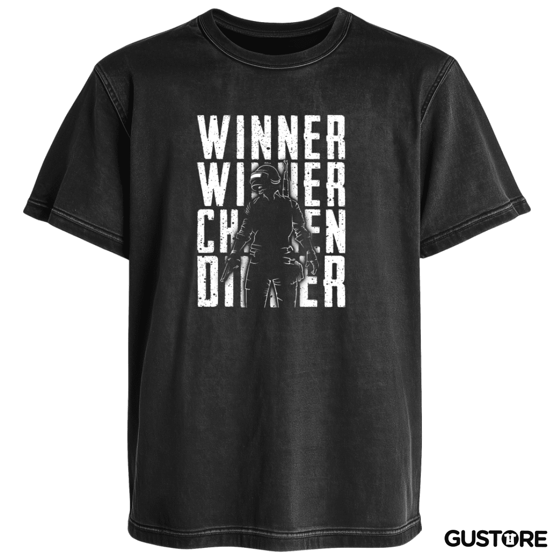 Polera desgastada Winner winner 