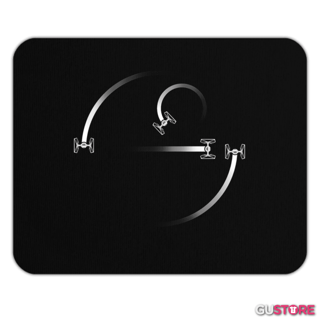 Mousepad Cazas star wars