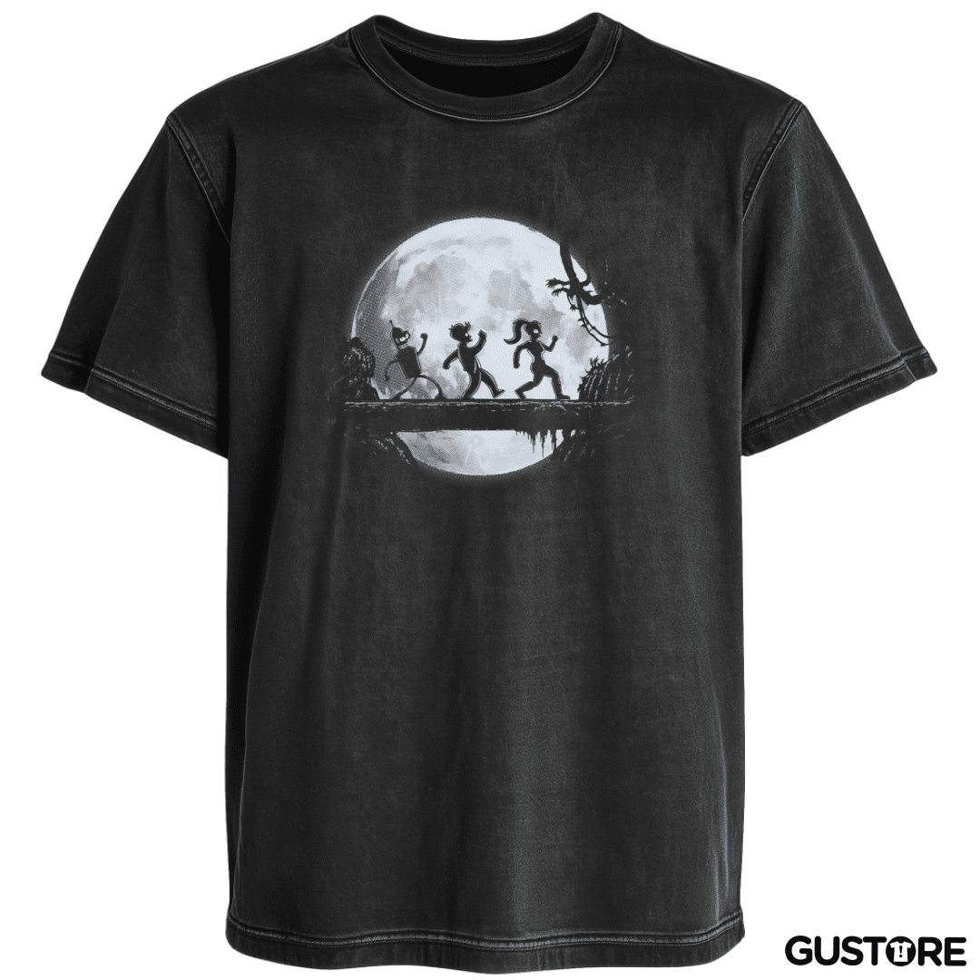 Polera desgastada Futurama full color